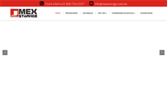 Desktop Screenshot of mexstorage.com.mx